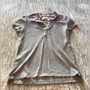 ✨✨ American Eagle Grey/Pink Golf Shirt ✨✨